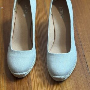 J. Crew Cream Espadrille Shoes